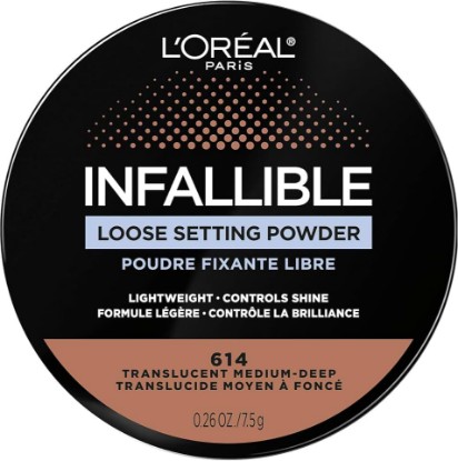 Picture of L'Oreal Paris Infallible Tinted Loose Setting Powders, Matte Finish, Lightweight, No White Cast, 2 Shades From Light To Deep, Translucent Light-medium, 0.26 Oz