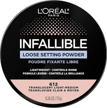 Picture of L'Oreal Paris Infallible Tinted Loose Setting Powders, Matte Finish, Lightweight, No White Cast, 2 Shades From Light To Deep, Translucent Medium-deep, 0.28 Oz