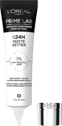 Picture of L'Oreal Paris Prime Lab Up to 24H Matte Setter Face Primer Infused with Salicylic Acid to Grip and Extend Makeup with a No Shine Finish, 1.01 Fl Oz