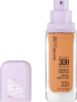 Picture of MAYBELLINE Super Stay Lumi-Matte Foundation, Lightweight and Buildable Full Coverage Foundation Makeup For Up To 30HR Wear, 330, 1 Count