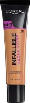 Picture of L’Oréal Paris Infallible Total Cover Foundation, Creme Cafe, 1 fl; oz.