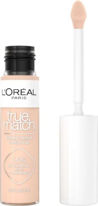 Picture of L'Oreal Paris True Match Radiant Serum Concealer, Brightening Under Eye Concealer Make Up with 1.5% Hyaluronic Acid and Caffeine, N3, 0.33 Oz