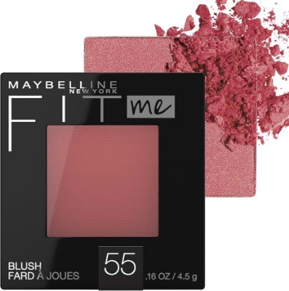 Picture of MAYBELLINE Fit Me Powder Blush, Lightweight, Smooth, Blendable, Long-lasting All-Day Face Enhancing Makeup Color, Berry, 1 Count