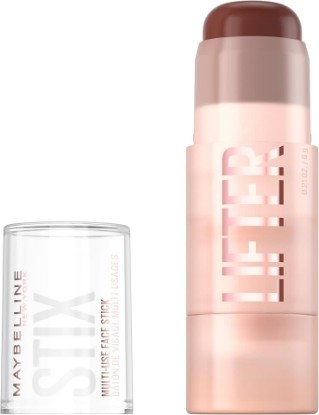 Picture of MAYBELLINE Lifter Stix Multi-Use Face Stick - Contour, Bronzer, Concealer and Foundation Stick, All-In-One Creamy Face Makeup with Cranberry Seed Oil, 80, 1 Count