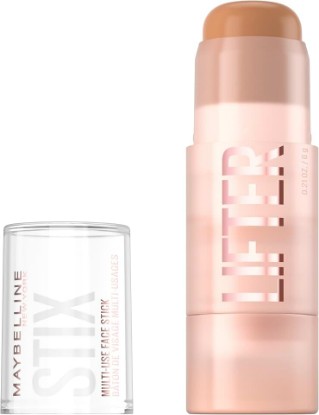 Picture of MAYBELLINE Lifter Stix Multi-Use Face Stick - Contour, Bronzer, Concealer and Foundation Stick, All-In-One Creamy Face Makeup with Cranberry Seed Oil, 45, 1 Count