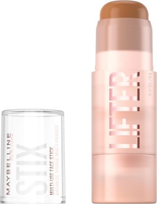 Picture of MAYBELLINE Lifter Stix Multi-Use Face Stick - Contour, Bronzer, Concealer and Foundation Stick, All-In-One Creamy Face Makeup with Cranberry Seed Oil, 65, 1 Count