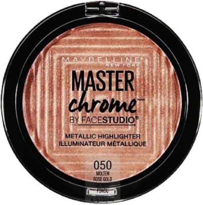 Picture of MAYBELLINE New York Facestudio Master Chrome Metallic Highlighter Makeup, Molten Rose Gold, 0.24 oz.