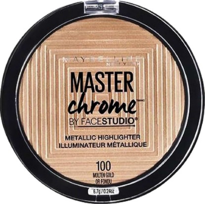 Picture of MAYBELLINE Master Chrome Metallic Highlighter Powder Makeup, Molten Gold, 1 Count