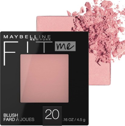 Picture of MAYBELLINE Fit Me Powder Blush, Lightweight, Smooth, Blendable, Long-lasting All-Day Face Enhancing Makeup Color, Mauve, 1 Count