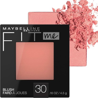Picture of MAYBELLINE Fit Me Powder Blush, Lightweight, Smooth, Blendable, Long-lasting All-Day Face Enhancing Makeup Color, Rose, 1 Count