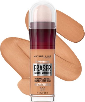 Picture of MAYBELLINE Instant Age Rewind Eraser Foundation with SPF 20 and Moisturizing ProVitamin B5, 300, 1 Count (Packaging May Vary)