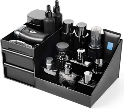 Picture of Cologne Organizer for Men，Perfume Organizer，Bathroom Organizer，Men Gifts | Bathroom Counter Organizer，Desk Organizer，Cologne Shelf，Room Decor for Men，Dresser Organizer Countertop，Gifts for Boyfriend