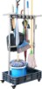 Picture of Mobile Mop and Broom Holder，Efficient Storage Solution for Cleaning Tools Keep Your Tools Handy and Organized