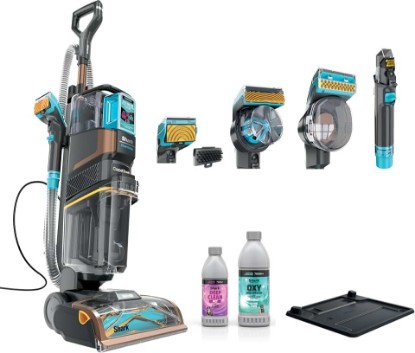 Picture of Shark CarpetXpert HairPro StainStriker Carpet & Stain Cleaner, EX301 | For Carpet, Upholstery & Rugs, Pet Hair Pickup, Stain & Odor Remover, Pet & OXY Formulas, Self-Clean, 4 Tools + Storage Tray