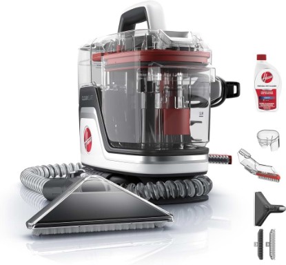 Picture of Hoover CleanSlate Plus Portable Carpet + Upholstery Spot Cleaner Machine | Powerful Suction with Versatile Tools, Pet Stain Remover, Car and Auto Detailer, Pair with Hoover Carpet Cleaner Solution
