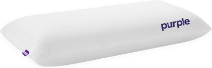 Picture of Purple Harmony Pillow - Low Loft, King Size - Cooling Gel Neck and Side Sleeper Pillow, Weightless Medium Feel, GelFlex Grid and Talalay Latex Foam for Pressure-Relieving Support | Side Sleeper Pillow, Weightless Medium Feel, GelFlex Grid and Talalay Latex Foam for Pressure-Relieving Support