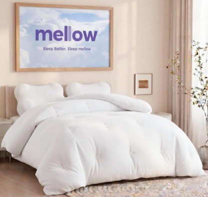 Picture of Mellow Marshmellow Comforter King/Cal King, Oeko-TEX Class I Fabric | Extra Fluffy Double-Stuffed Down Alternative Duvet Insert, All-Season Temperature-Balancing and Box-Stitch, Machine Washable OEKO-TEX STANDARD 100