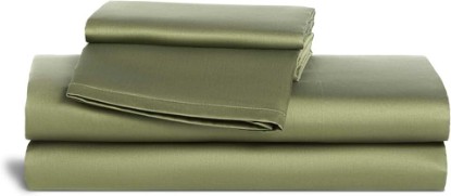 Picture of Brooklinen Luxe Sateen Sheet Set Hotel-Quality Luxury - King, Fresh Moss | Buttery-soft 100% long-staple cotton sateen, silky & hotel-quality; softest sheets; breathable & durable; cool & luxurious.
