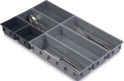 Picture of Joseph Joseph Blox Modular Drawer Organizer, Storage Bins, 7 Piece Set