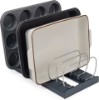 صورة Joseph Joseph DrawerStore Cookware Organizer, Baking Tray Rack, Space Saving Storage for Pans, Lids, Cutting Boards