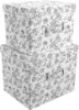 Picture of Martha Stewart Collapsible Stackable Home Storage Organization Lidded Tops