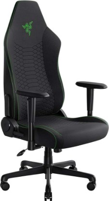 Picture of Razer Iskur V2 X Ergonomic Gaming Chair, Black | Built-In Lumbar Support, Wide Seat, High Density Foam Cushions, Adjustable 152 Degree Recline, 2D Armrests, Plush Fabric
