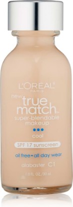 Picture of L'Oréal Paris True Match Super-Blendable Makeup, Alabaster, 1 fl. oz.
