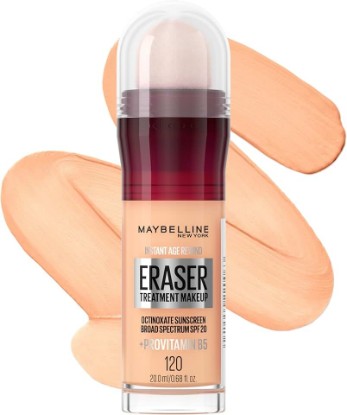 Picture of MAYBELLINE Instant Age Rewind Eraser Foundation with SPF 20 and Moisturizing ProVitamin B5, 120, 1 Count (Packaging May Vary)