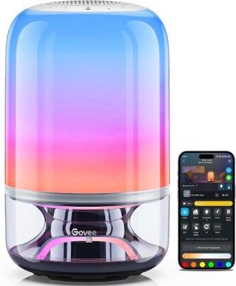 Picture of Govee Table Lamp 2 Pro x Sound by JBL, Cordless Table Lamp with Speaker | Music-Light Sync, 16 Music Modes & 100+ Scene Modes, Work with Matter, Customized Smart Rechargeable Table Lamp for Bedroom