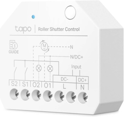 Picture of TP-Link Tapo S112 | Smart Wi-Fi Switch Relay Module | Roller Shutter & Curtain Control | Dual Channel Light Management | Matter Certified | Energy Monitoring | Obstacle Detection | Zero Pass