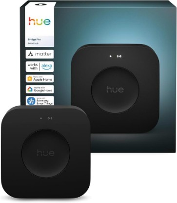 Picture of Philips Hue Bridge Pro Smart Lighting Hub, 1-Pack | Wireless, Advanced Encryption, Supports 150+ Lights and 50+ Accessories, Works with Apple Home, Alexa and Google