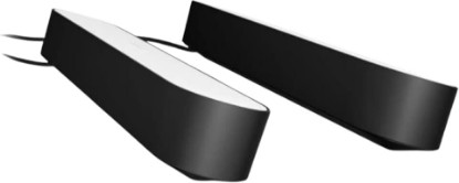 Picture of Philips Hue Play Smart Light Bar Base Kit, 2-Pack, Black | White & Color Ambiance, LED Colour-Changing Light, App and Voice Control, Requires Hue Bridge