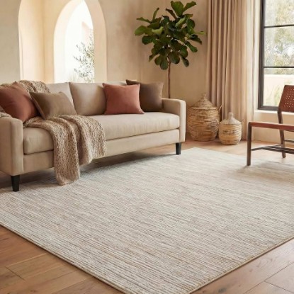 Picture of SAFAVIEH Area Rug 8x10 - Vision Collection - Large - Ivory, Modern Ombre Design, Non-Shedding & Easy to Clean, Ideal for Living Room, Bedroom, Dining Space (VSN606J)