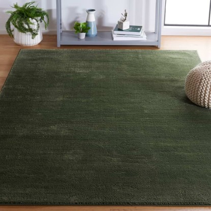 Picture of SAFAVIEH Area Rug 8x10 - Revive Collection - Large - Green, Solid Pattern, Non-Shedding & Easy Cleaning, Ideal for Living Room, Bedroom, Office, Dining Space (REV102Y)