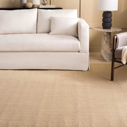Picture of Martha Stewart x SAFAVIEH Area Rug Collection - 8' x 10', Beige & Ivory, Sisal & Jute, Farmhouse Style, Ideal for Living Room, Bedroom, Office, Dining Space (MSR9501C)