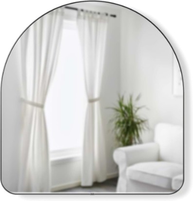 Picture of Umbra Hubba Arched Wall Mirror, 36x34 Inches, Titanium
