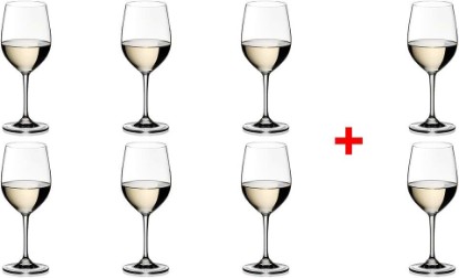 Picture of Riedel Vinum Viognier/Chardonnay Glasses, Pay for 6 Get 8 | 12-3/8 oz capacity, 7-3/4-inch height, fine crystal, dishwasher safe