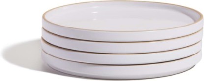 Picture of Our Place Salad Plates, 8.5" Ceramic Salad Plates, Set of 4 | Chip-resistant handcrafted ceramic salad plates, restaurant-grade, durable, stackable, ideal for salads and meals, daily use