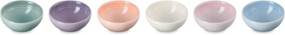 Picture of Le Creuset Stoneware Set Of 6 Vancouver Pinch Bowls, Pastel Multi Color