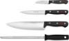 Picture of Wüsthof Gourmet 4-Piece Chef's Knife Set, Black