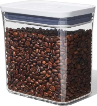 Picture of OXO Good Grips POP Container, Airtight Food Storage for Pantry, 1.7 Qt | Airtight Container for Coffee Beans, Sugar, Rice, One-Push Lid, Stackable, Dishwasher Safe, Rectangle Shape