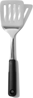 Picture of OXO Good Grips Stainless Steel Turner, Cooking Spatula, Heat Resistant | Flexible Head For Fish, Stainless Steel Spatula, Comfortable Grip, Kitchen Turner For Grilling