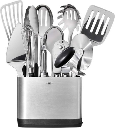 Picture of OXO Steel Piece Utensil Set, 15 PC, Stainless Steel