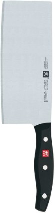 Picture of ZWILLING Twin Signature 7-inch Chinese Vegetable Cleaver, Razor-Sharp, Made in Company-Owned German Factory with Special Formula Steel perfected for almost 300 Years, German Knife