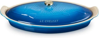 Picture of Le Creuset Stoneware Heritage Fish Baker, 1.7 qt., Marseille