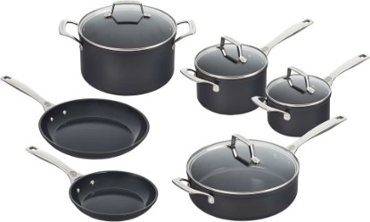 Picture of Le Creuset Essential Non-stick Ceramic 10 Pc. Cookware Set