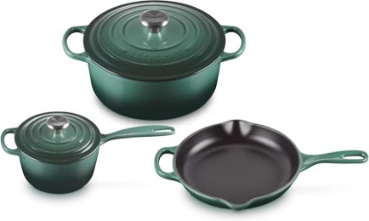Picture of Le Creuset Enameled Cast Iron Signature Cookware Set, 5 pc., Artichaut