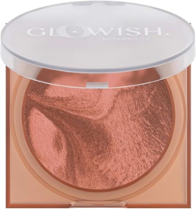 Picture of Huda BEAUTY GloWish Soft Radiance Vegan Bronzing Powder 04 Deep Tan