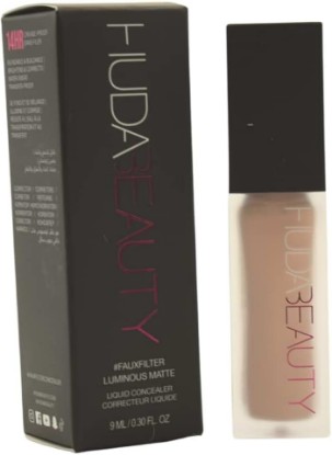 Picture of Huda BEAUTY #FauxFilter Luminous Matte Buildable Coverage Crease Proof Concealer Yogurt Drops 1.5 Beige