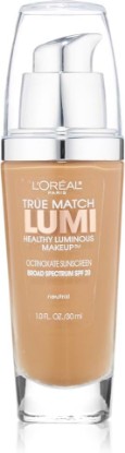 Picture of L'Oréal Paris True Match Lumi Healthy Luminous Makeup, N7-8 Classic Tan/Cappuccino, 1 fl. oz.